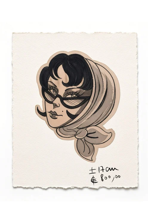 Pin-up girl - flash CEL-024, Motorink Amsterdam