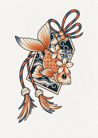 Fish - colour - flash SOP-001, Motorink Amsterdam