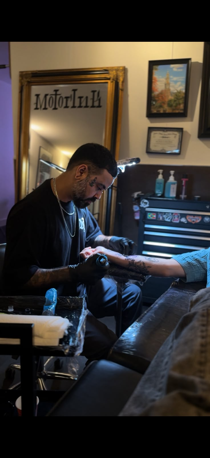 Gerson Assis at work at Motorink