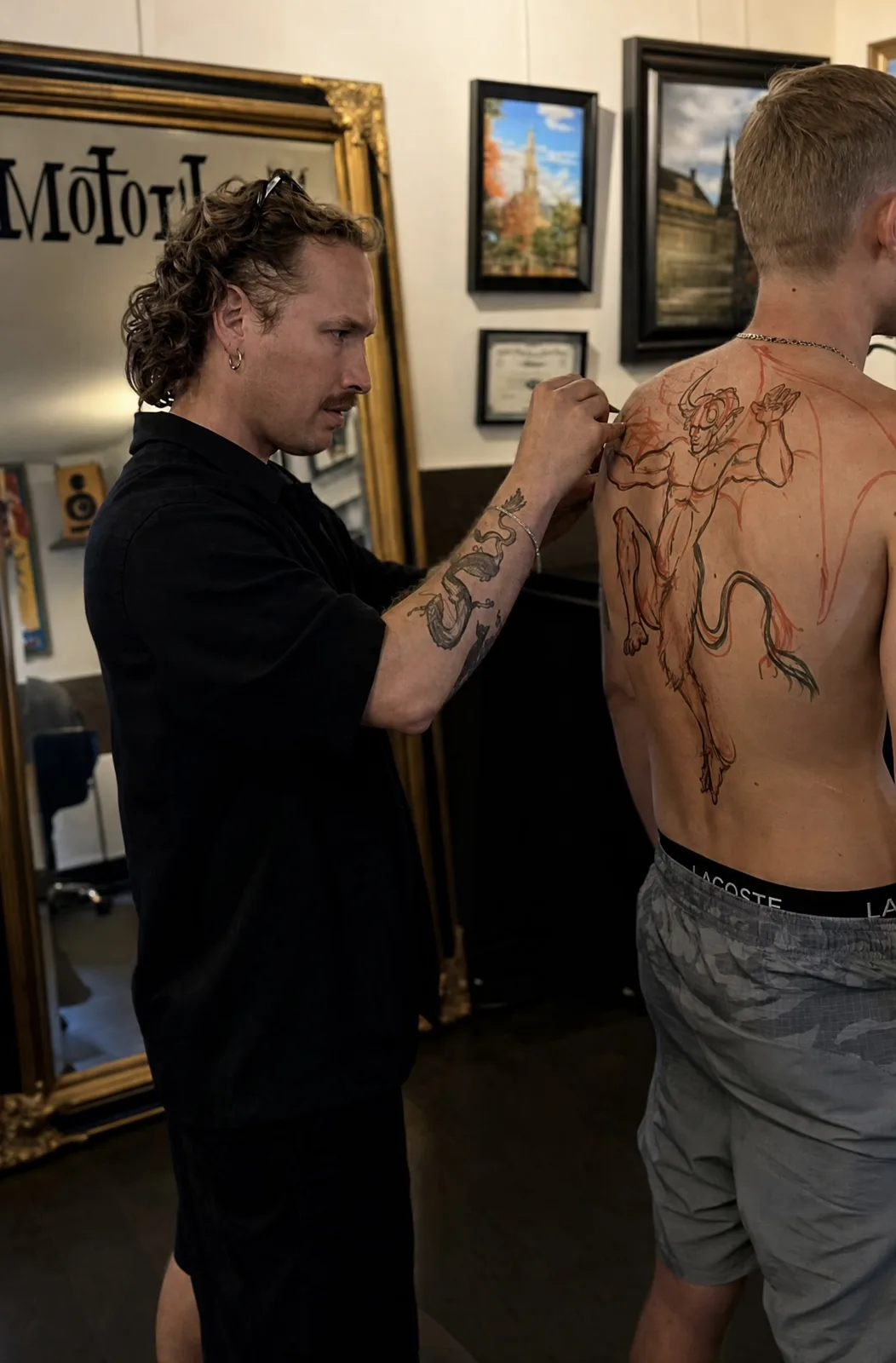 Piero at work at Motorink
