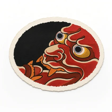 Japanese mask - colour - flash CEL-013, Motorink Amsterdam